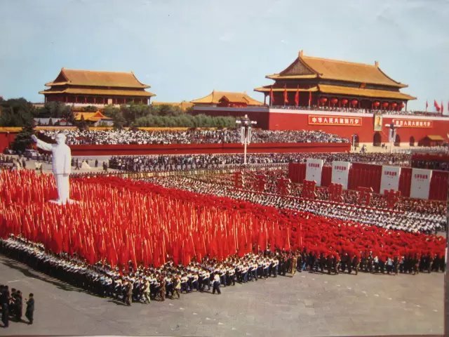 1970年国庆彩色老照片
