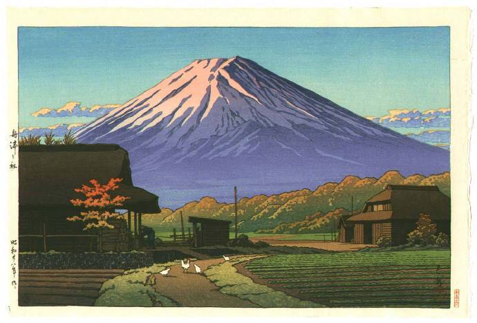 版画中的风景 | hasui kawase
