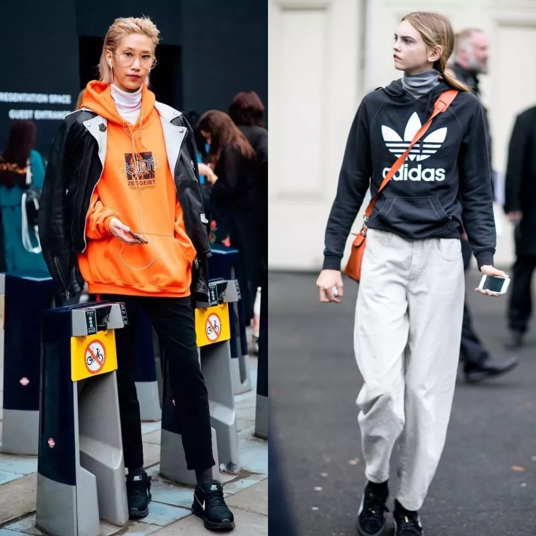 卫衣内搭的方法,这样穿保暖又显瘦时髦炸了!