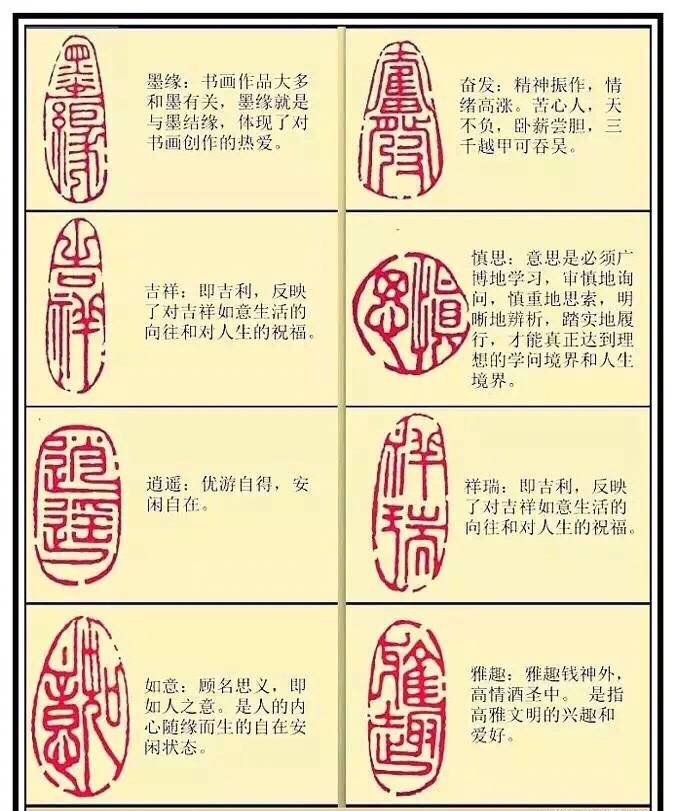书画篆刻闲章"词语"解析_高清图集_新浪网