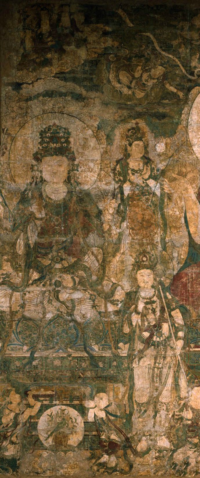 广胜寺壁画 药师经变图|壁画|佛像|技法_新浪新闻
