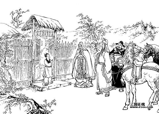 历史上,刘备三顾茅庐请得诸葛亮出山,逐渐开始强大, 而曹操和孙权也