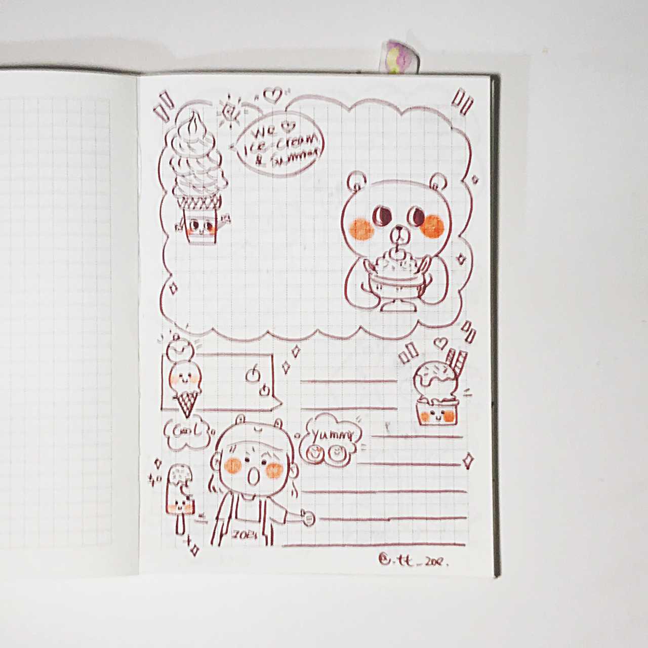 教你画出可爱手帐cr七七zoe