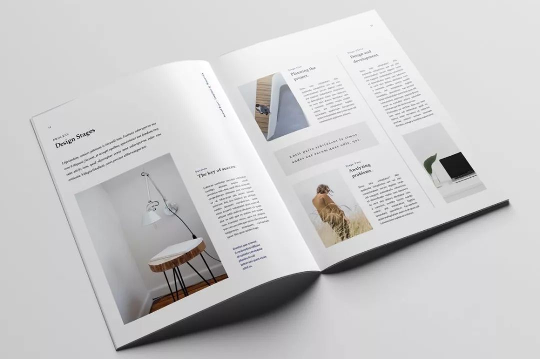 简洁舒适 画册排版设计