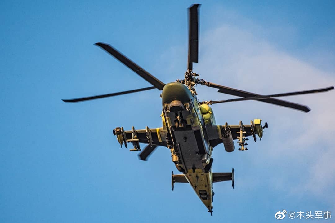 2019年4月,埃及空军的卡-52直升机krupskaya marina