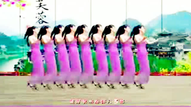 优美抒情广场舞《等你等了那么久》歌好听 舞