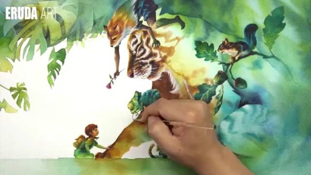 男孩与丛林之王的故事eruda Art