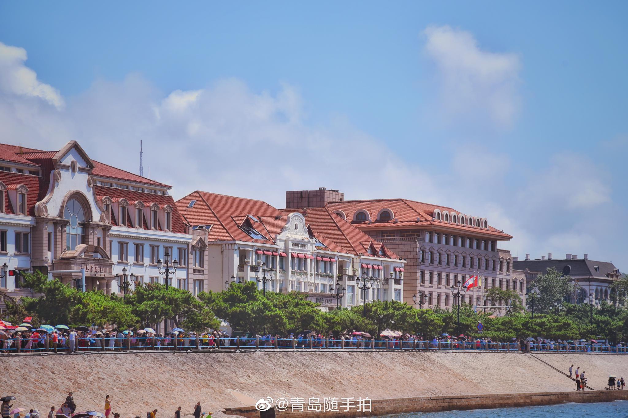 青岛火车站,泰山路,青岛旅游的起点,亦是终点;栈桥浴场,太平路