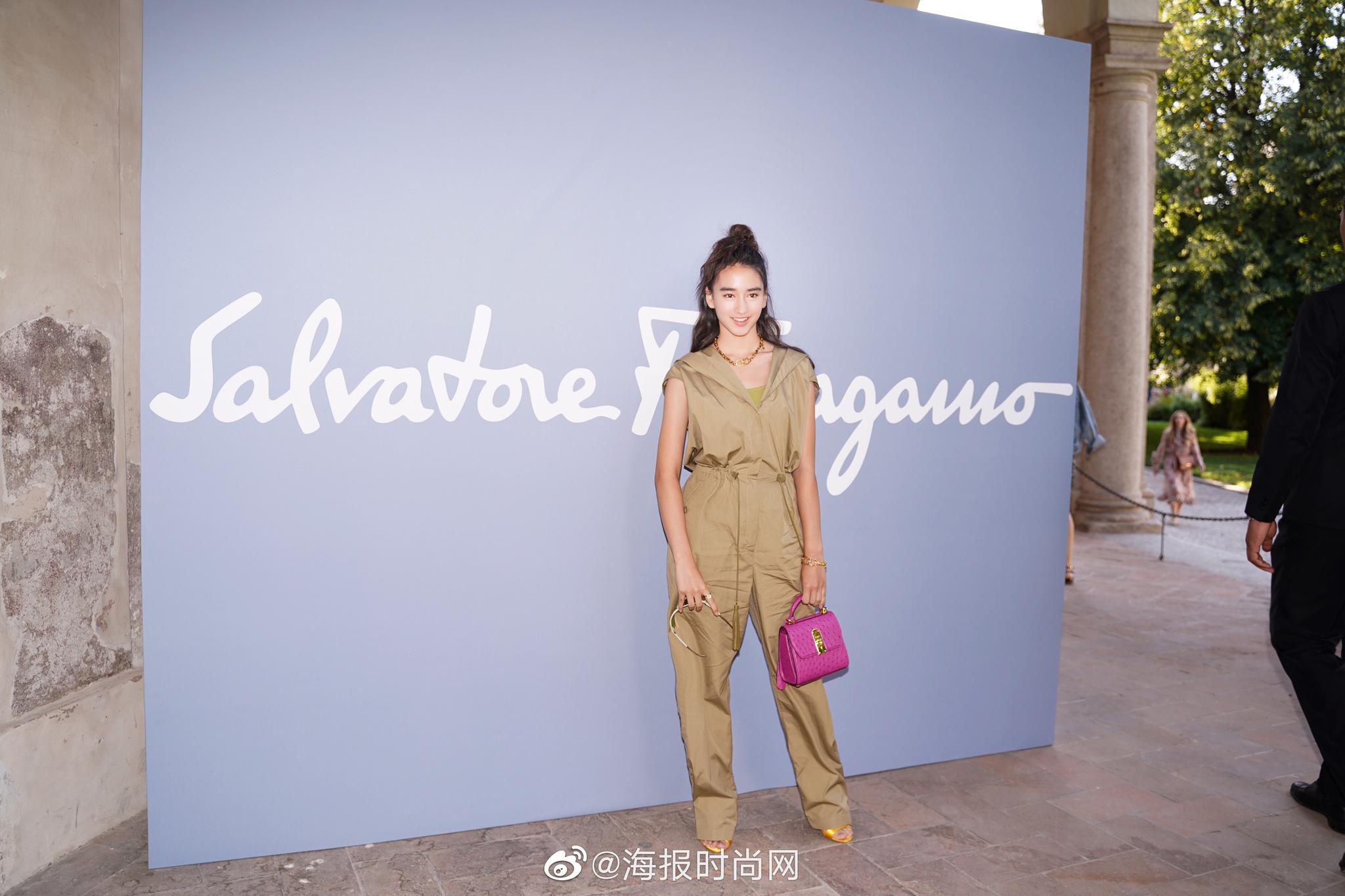 李宛妲vanda 受邀出席@菲拉格慕ferragamo 2020春夏大秀并在秀后接受