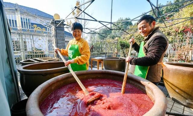 长兴:纯手工酿酒 红火迎新年|长兴|夹浦镇|红曲酒_新浪新闻