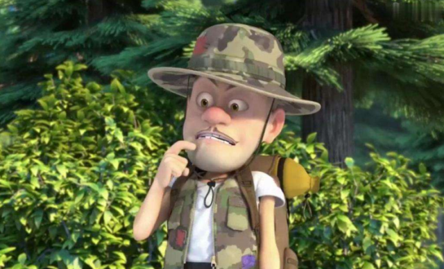 光头强的爸爸出现看到他的鼻子后网友果然是亲生的