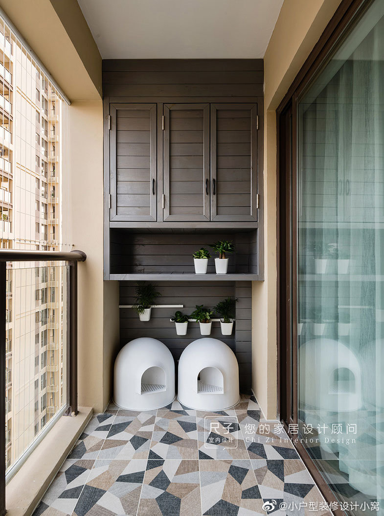 阳台储物柜设计参考一组