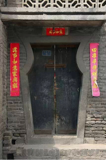 早上好, 中国民居建筑,古门。