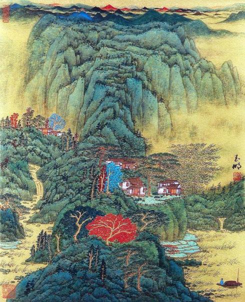 清新秀润爽净清丽宋玉明作品