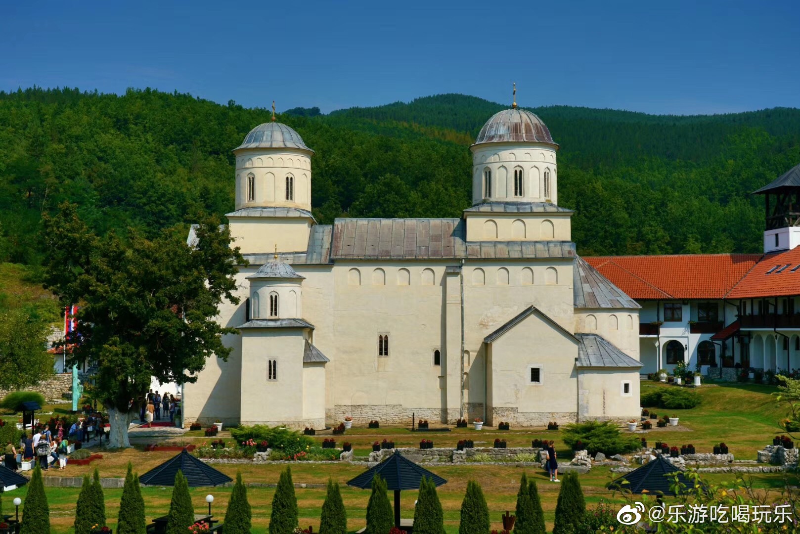 塞尔维亚米列塞瓦修道院,非常漂亮的中世纪修道院.@微博旅游