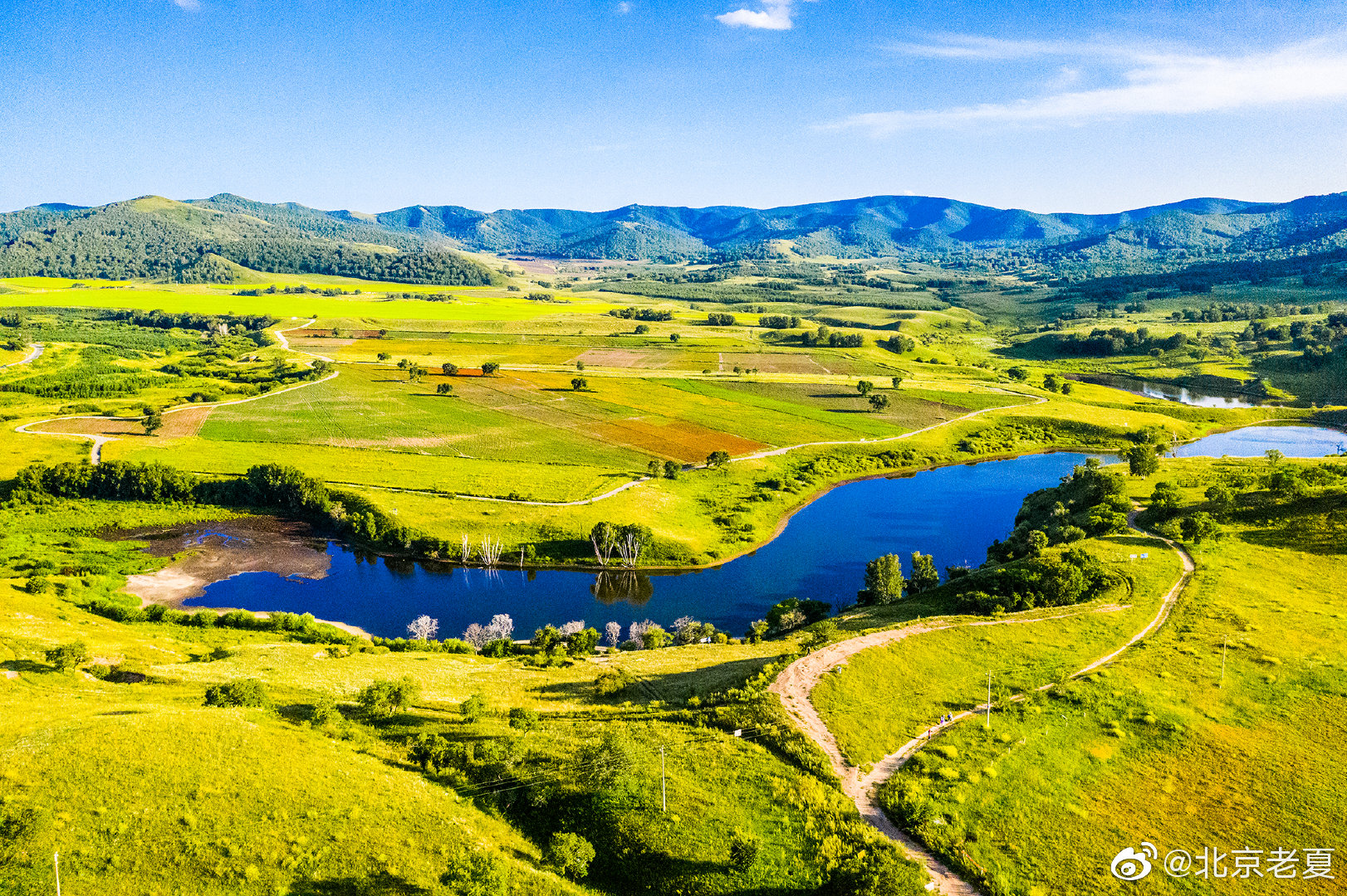 乌兰布统草原位于内蒙古自治区克什克腾旗最南端