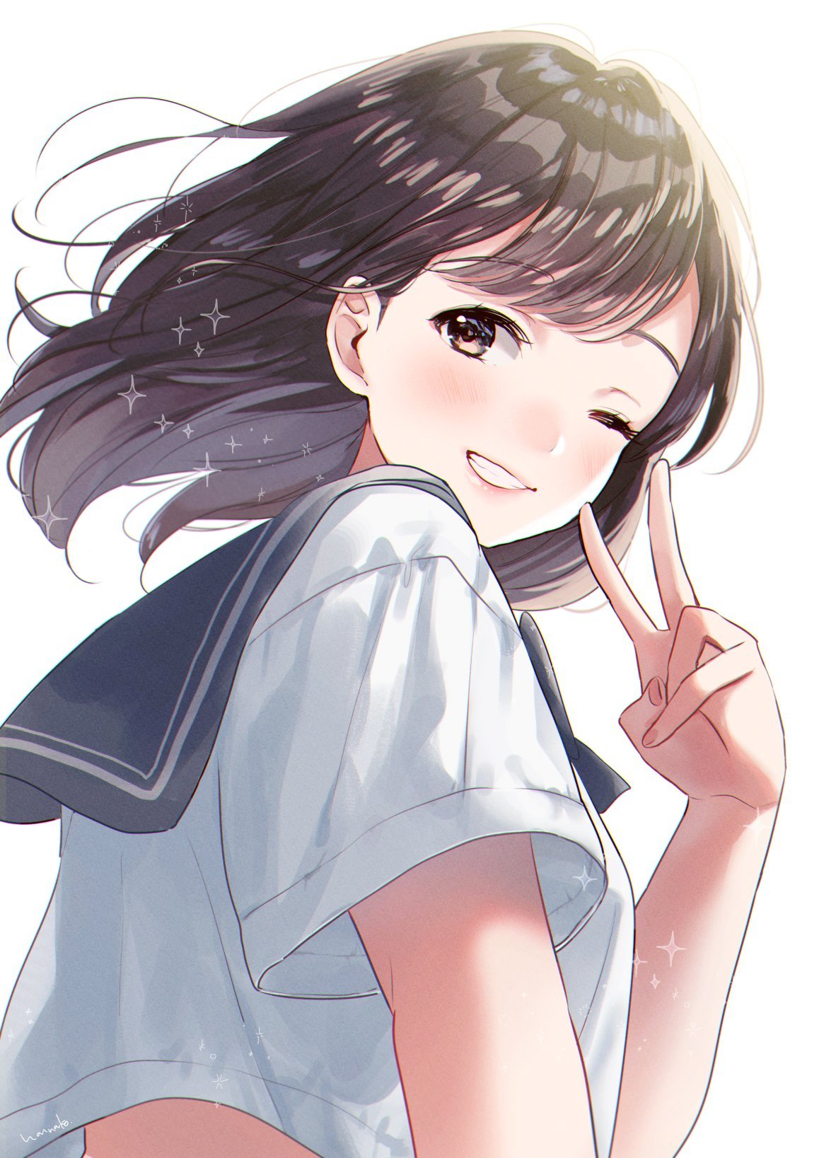 《二次元少女原画集锦》(四百一十九)日本插画师『hanako151』作品_高