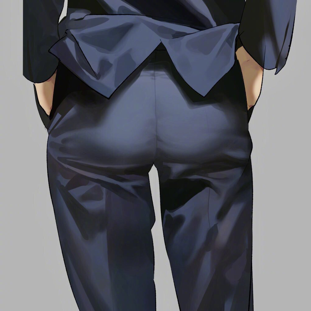 男性西装革履绘画参考 6758ホン99トク 推特:analu_dt3