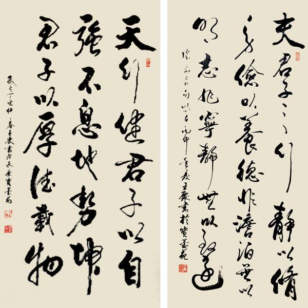 碑帖双修正宗脉诗书画印大家功记著名书法家王庆