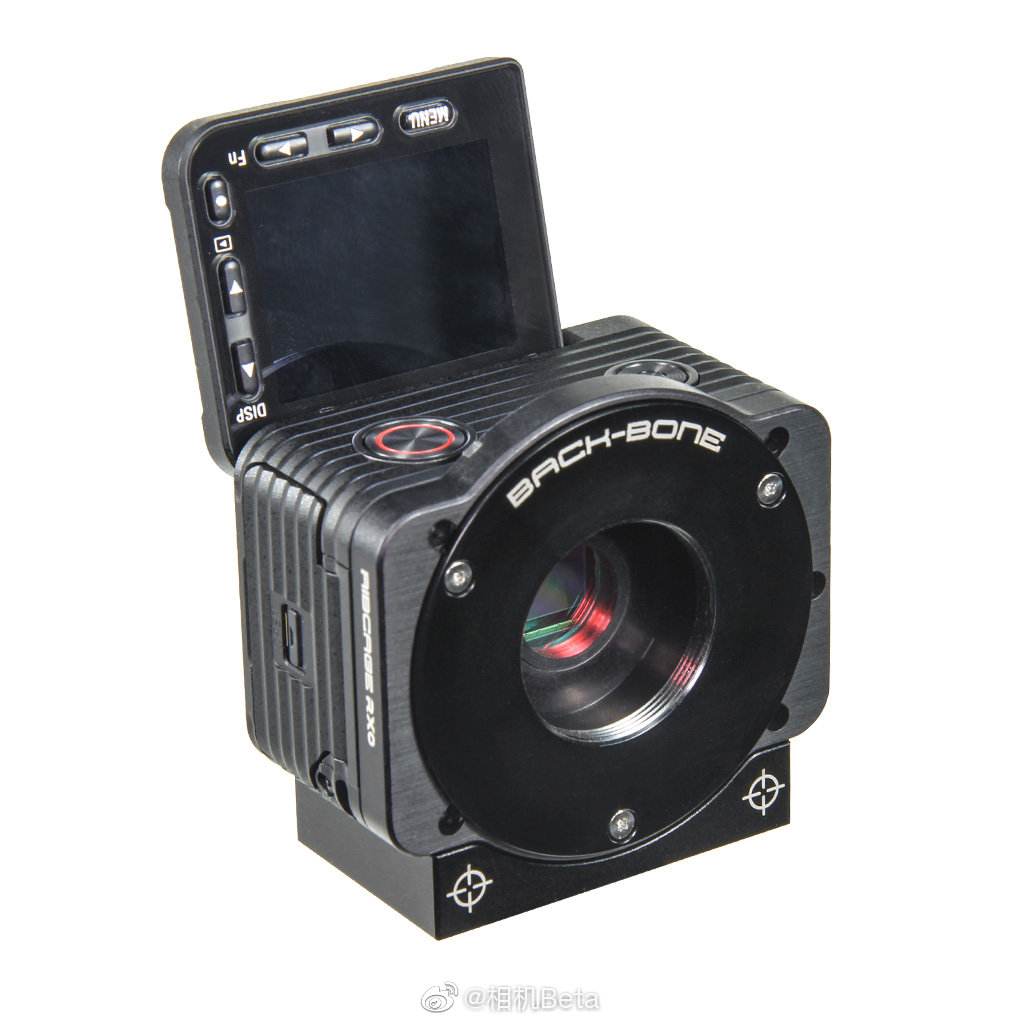 模块化可更换镜头" ribcage " sony rx0 ii相机