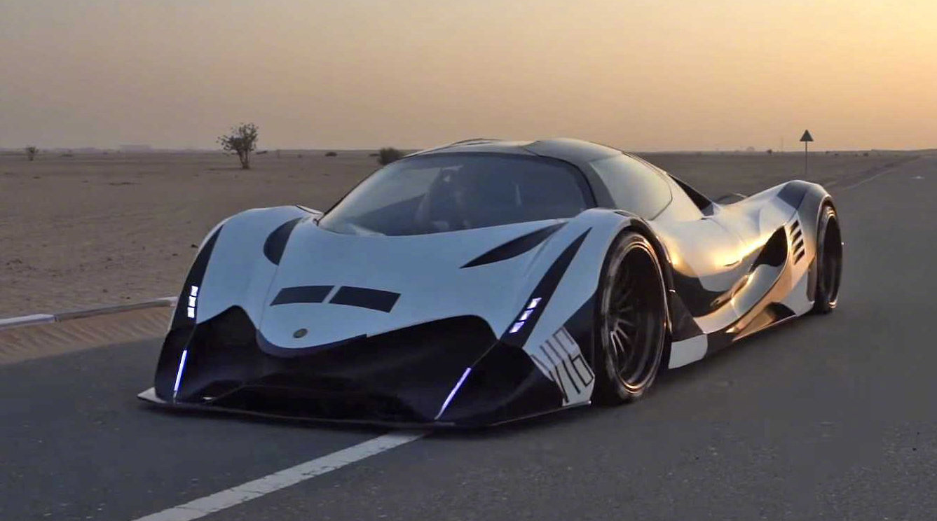 邪恶超跑devel sixteen,它的最大马力可邪恶到5000匹马力