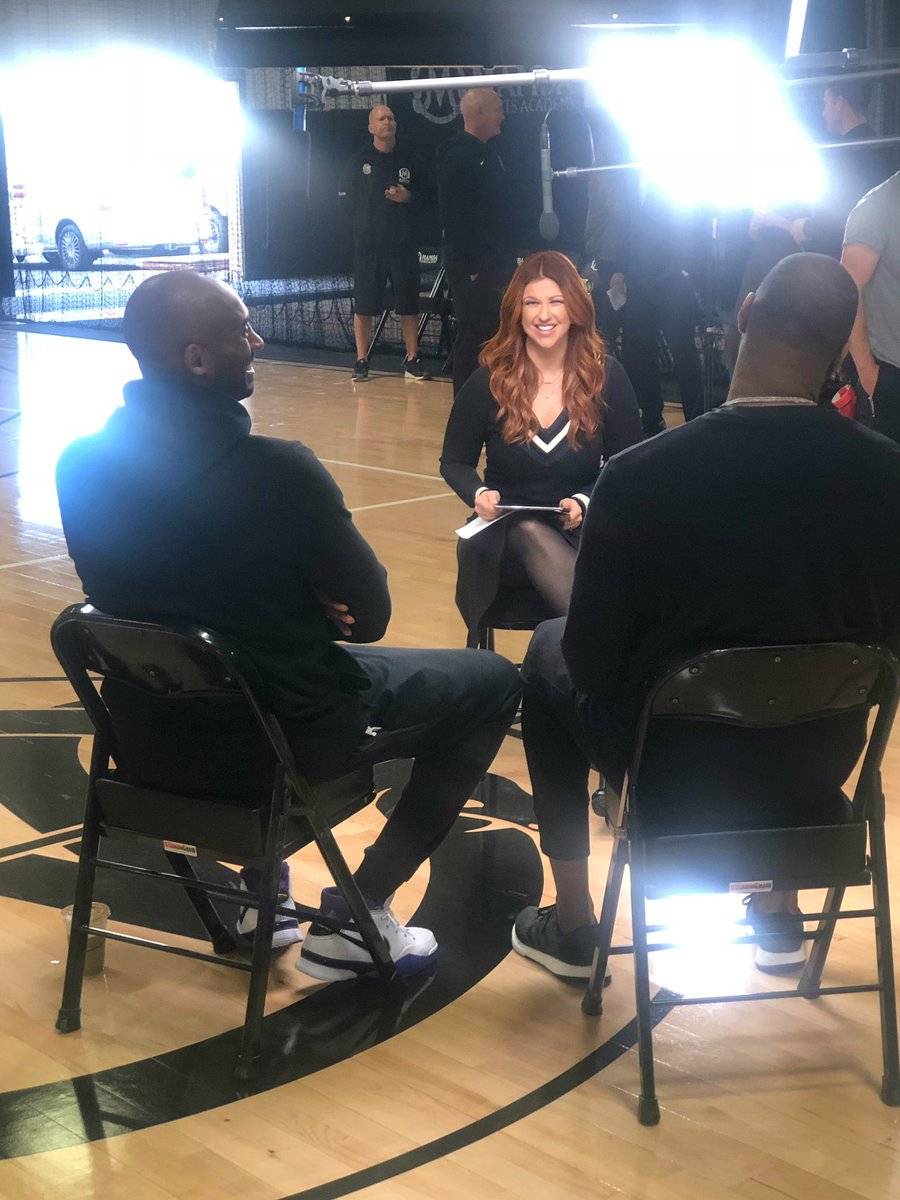 科比和麦迪一起接受nba记者rachel nichols的采访