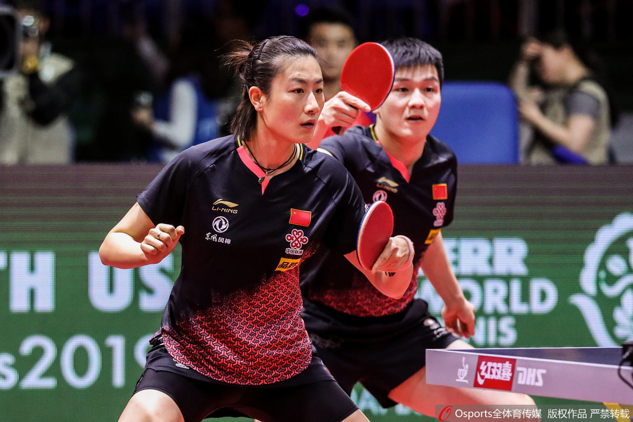 混双第2轮,樊振东/丁宁4-0胜黄镇廷/杜凯琹