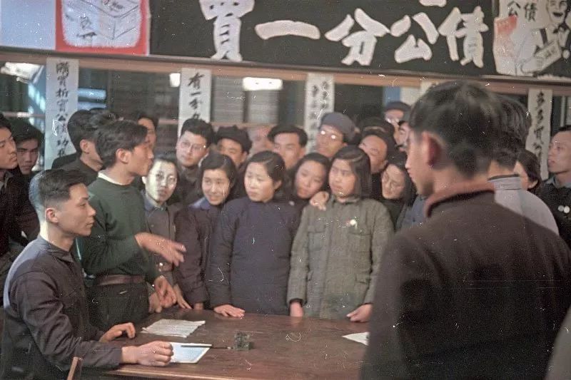 罕见老照片:前苏联艺术家拍摄的1949-1950年彩色中国