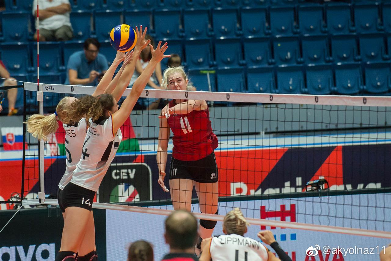 2019年女排欧锦赛小组赛d组,德国3-0白俄罗斯(25-10 25-15 25-15)