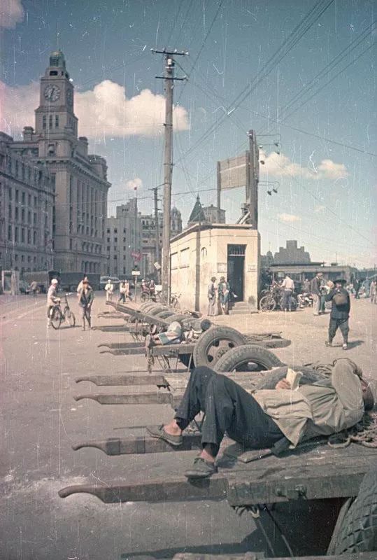 罕见老照片:前苏联艺术家拍摄的1949-1950年彩色中国