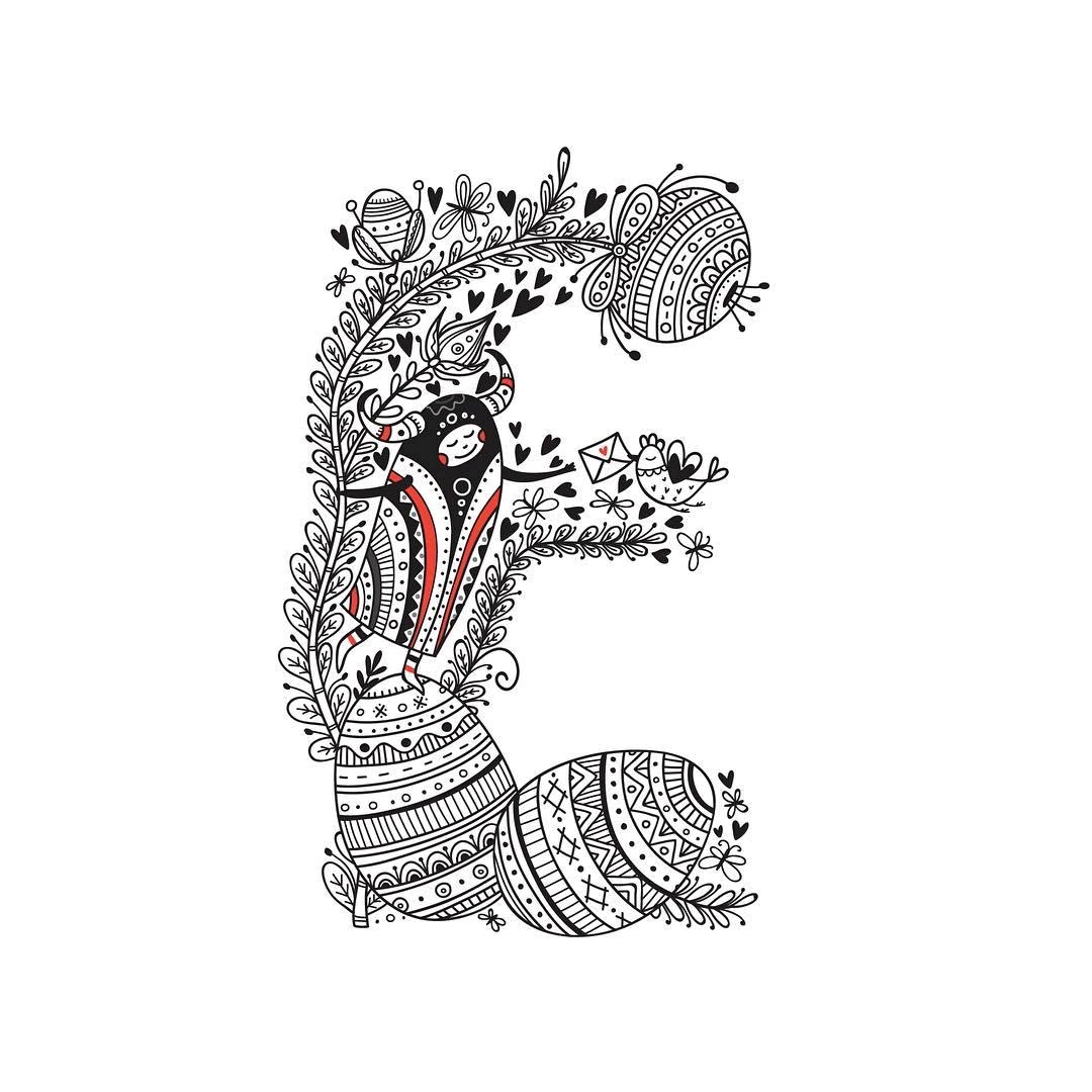 创意满满的字母插画设计