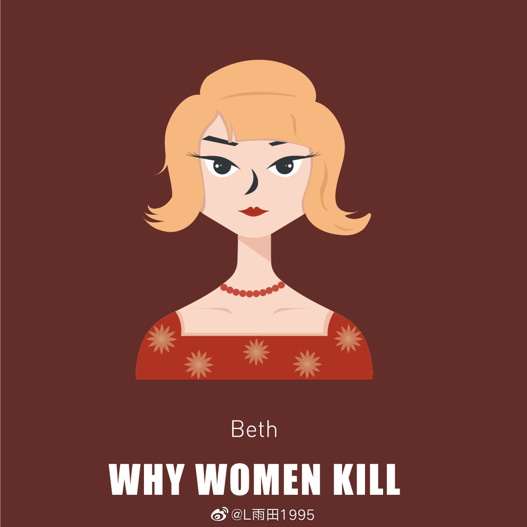 致命女人插画头像 @l雨田1995