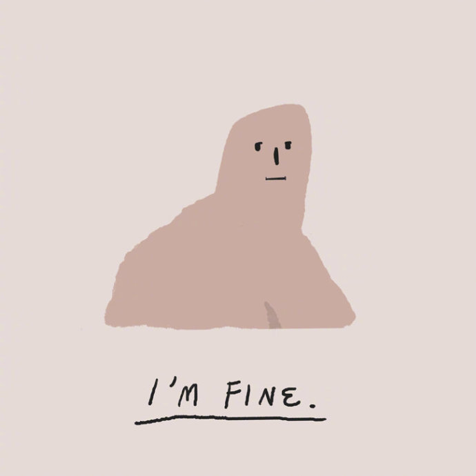 新的一天从"假笑"开始"i said its okay