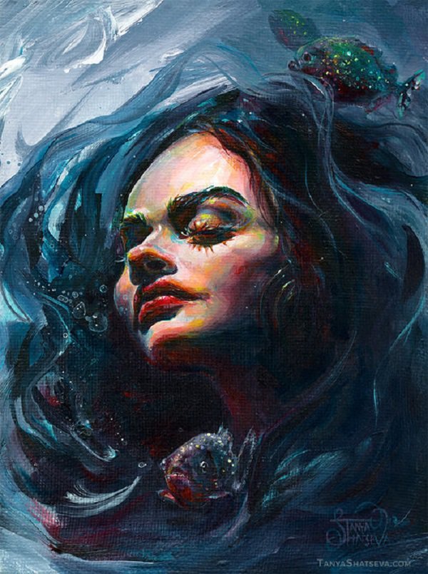 tanya shatseva超现实主义人物肖像插画|插画|肖像|人物_新浪新闻