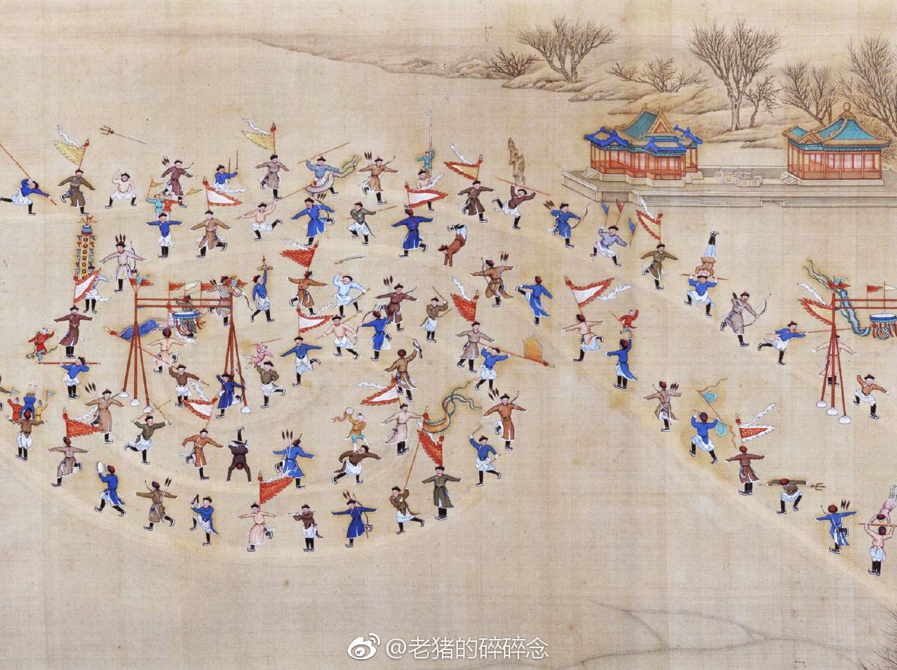 《冰嬉图》清 / 姚文瀚 故宫博物院藏|冰嬉图|姚文瀚|故宫博物院_新浪新闻