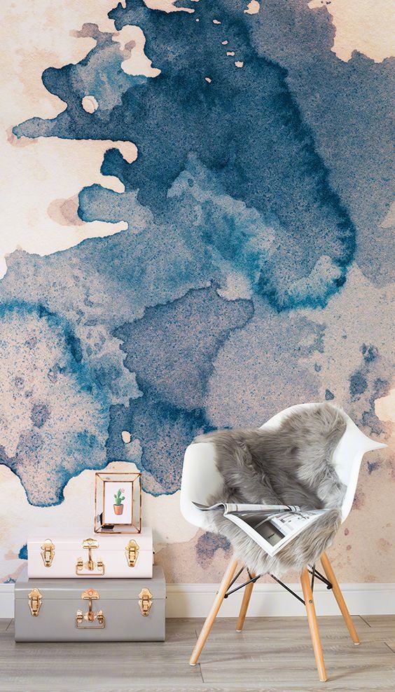 室内设计 · 水彩墙面 早