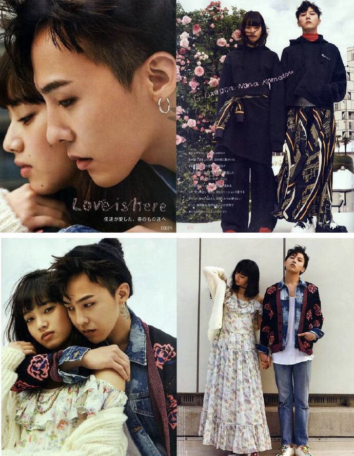 权志龙x小松菜奈情侣写真参考是不是很搭