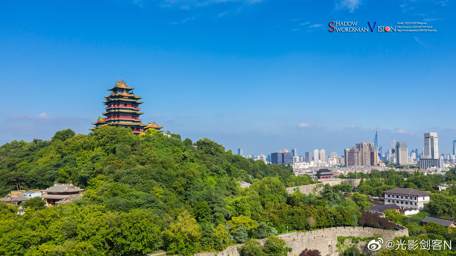 2019美丽大蓝京---阅江楼不一样的角度带你环瞰阅江楼