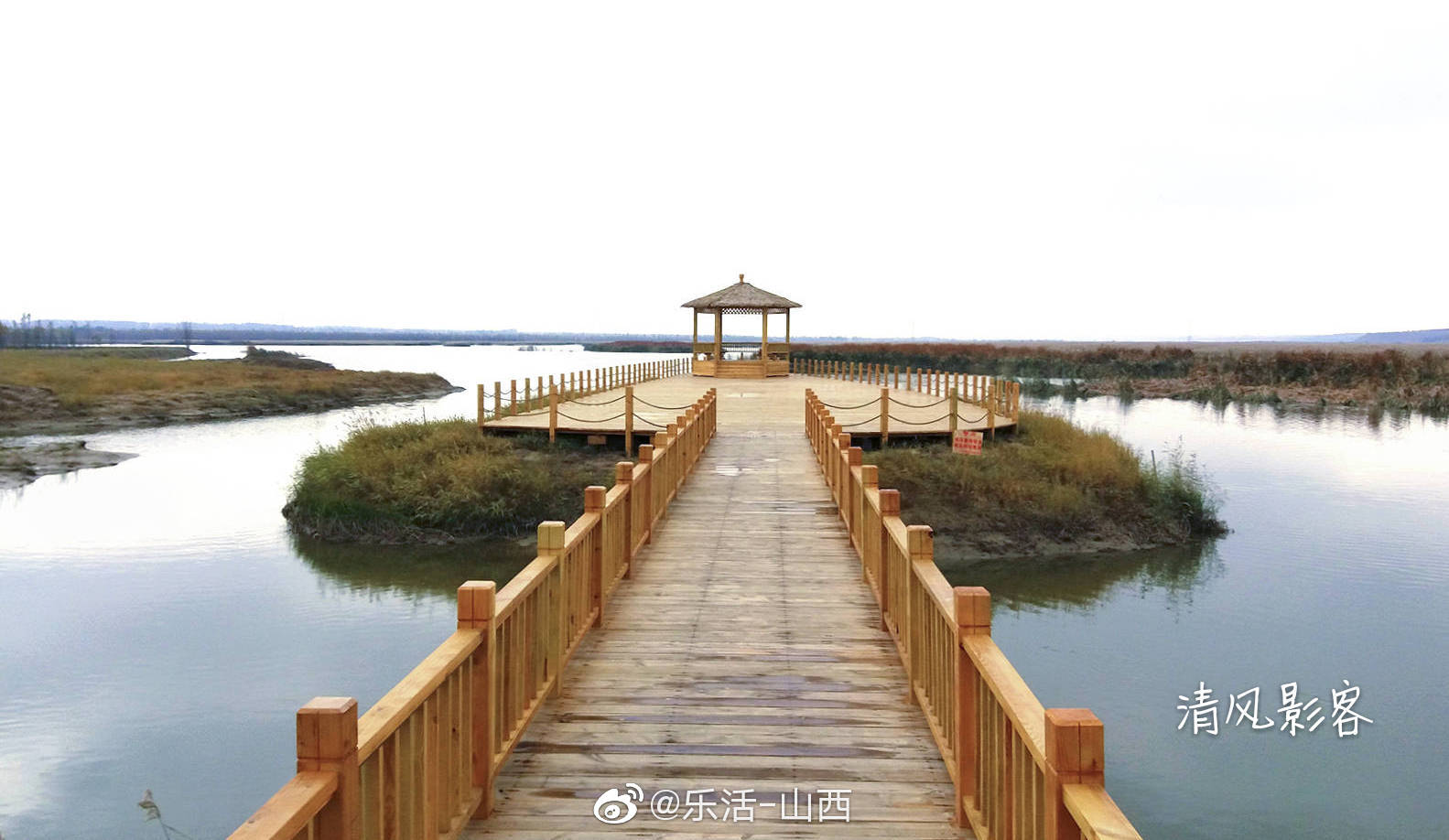 初夏,大同桑干河国家湿地公园美如画