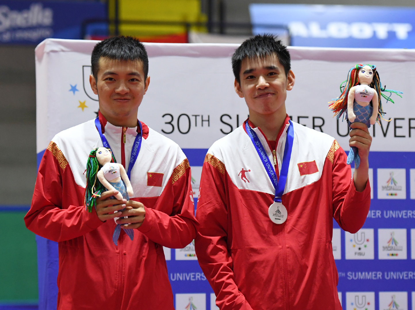 大运会男双决赛在于子洋/赵子豪和孔令轩/朱霖峰之间展开