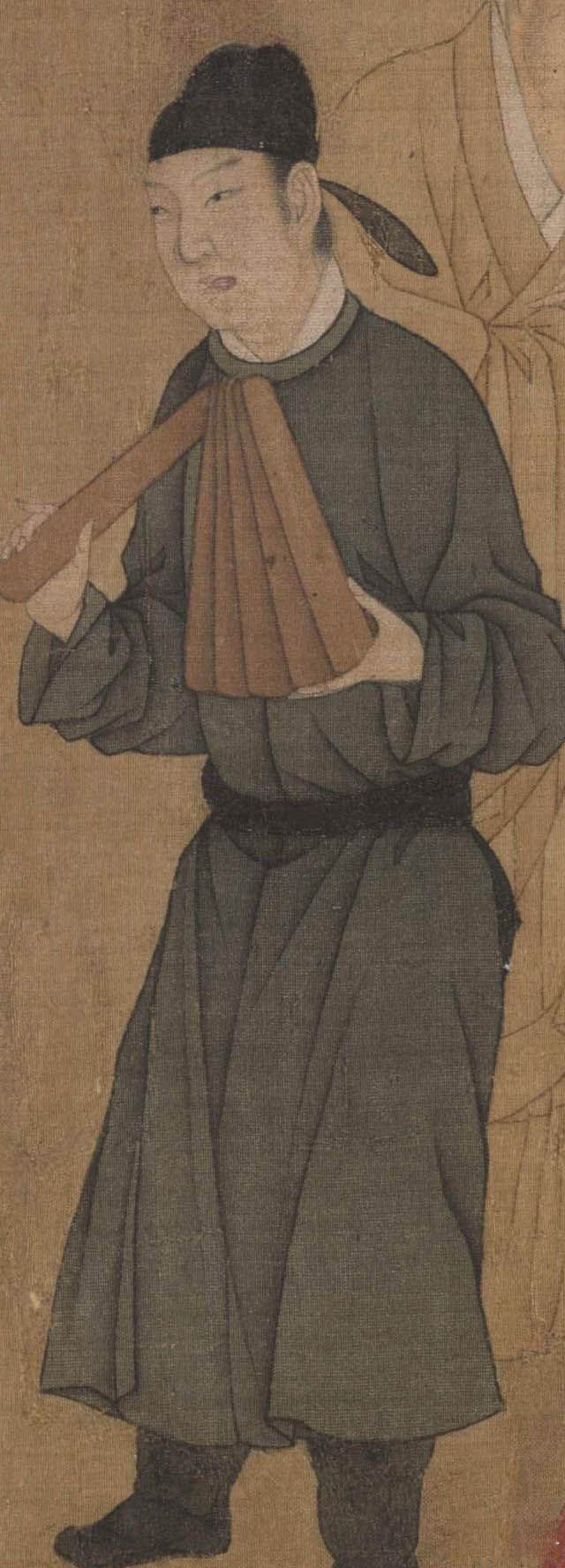 《韩熙载夜宴图》卷,五代,顾闳中作 (宋摹本) ,绢本,设色,纵28|主人公|宴会_新浪新闻