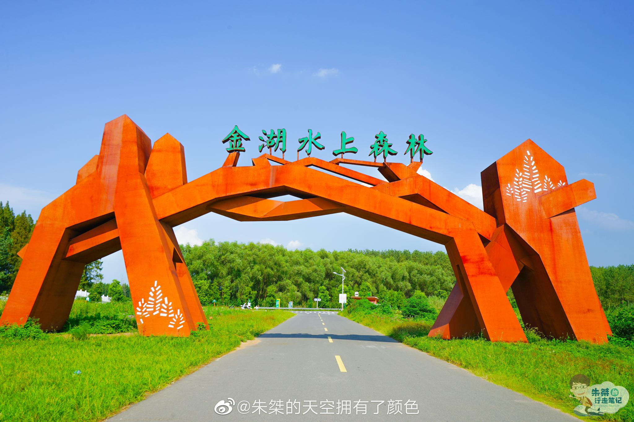 金湖水上森林公园位于淮安市金湖县涂沟镇唐港境内