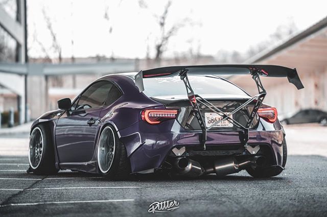 原来丰田86的尾翼还有这作用啊!666