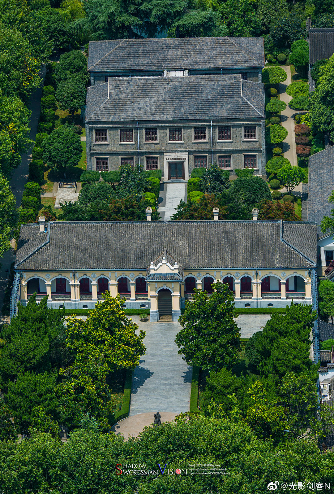 南京总统府景区,是中国近代建筑遗存中规模最大,保存完整的建筑群