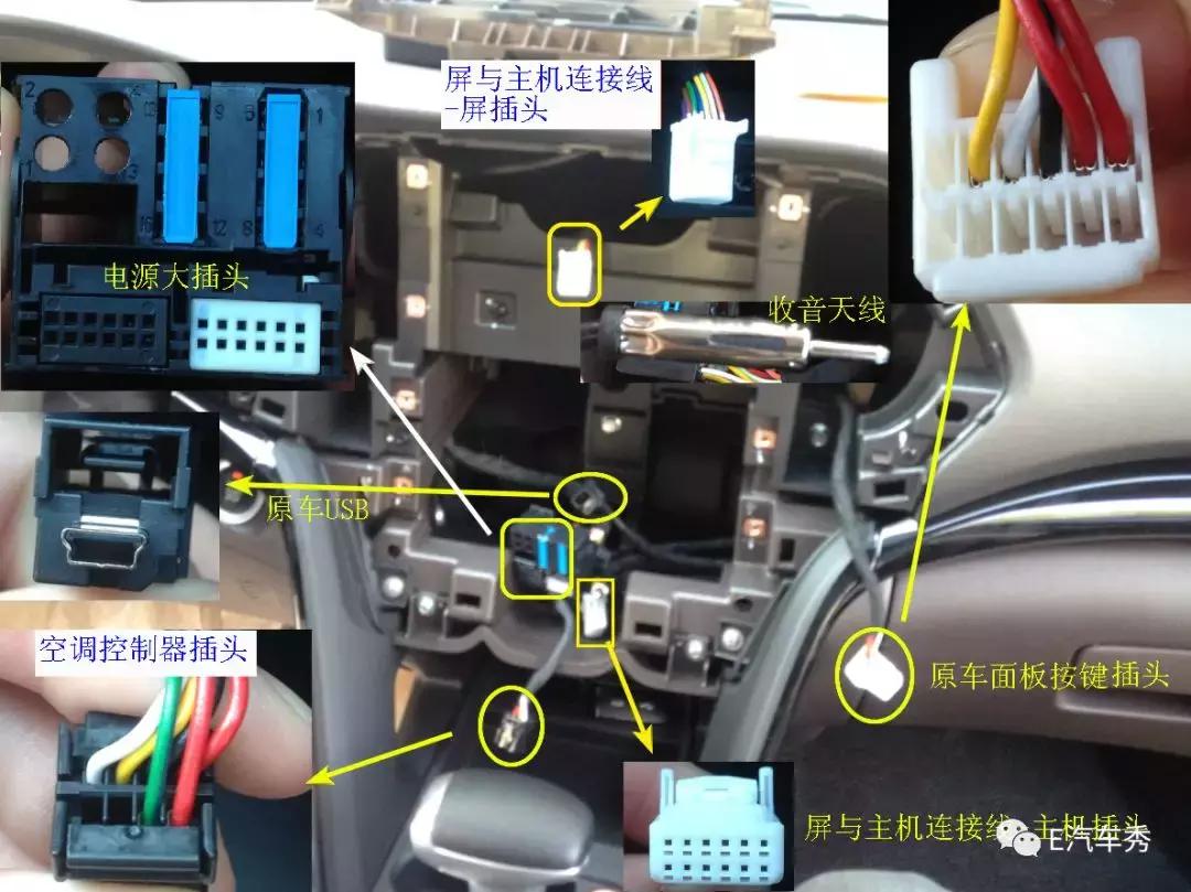 广汽传祺gs4车载导航装车图解分析上