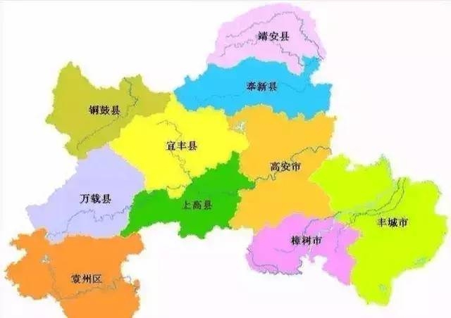 江西宜春地理位置图片
