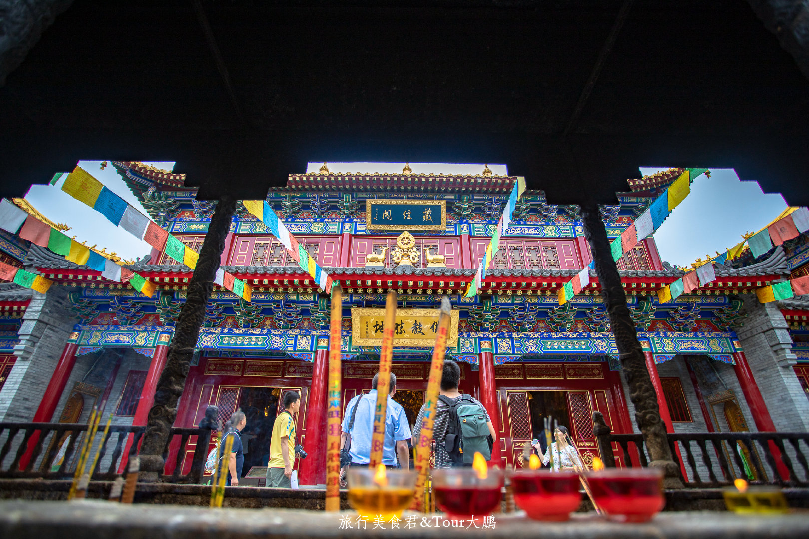 西安城墙西北角一座不是很起晚的广仁寺,绿度母的道场