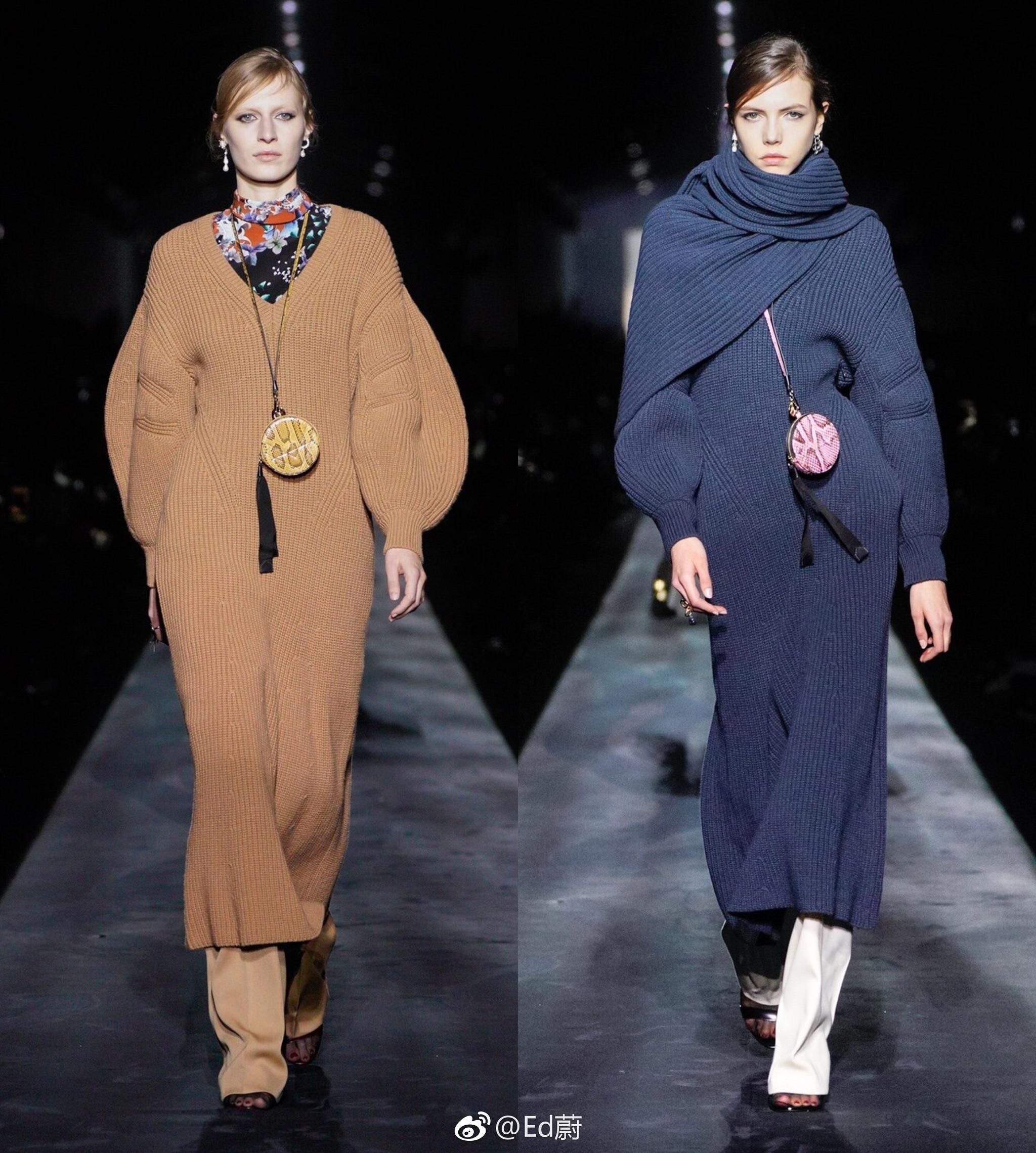 givenchy f/w 2019纪梵希2019秋冬,剪裁精湛的廓形大衣