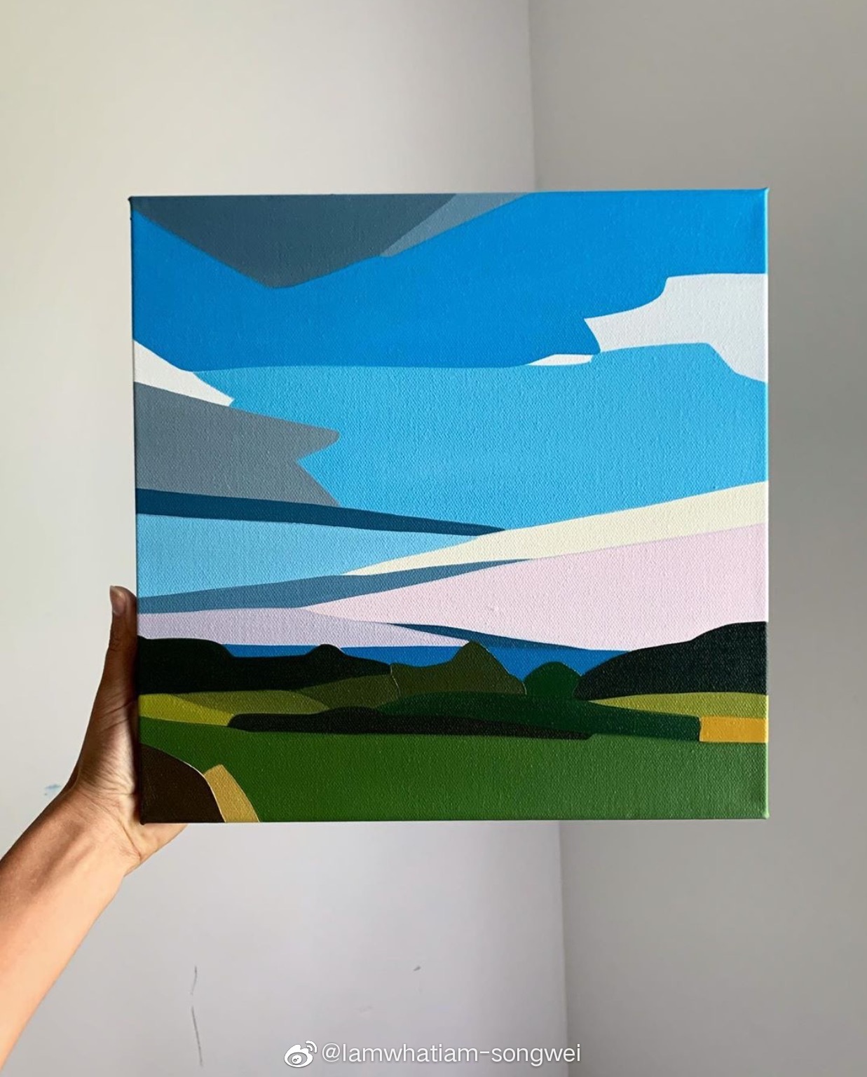 几何化的风景| racheael