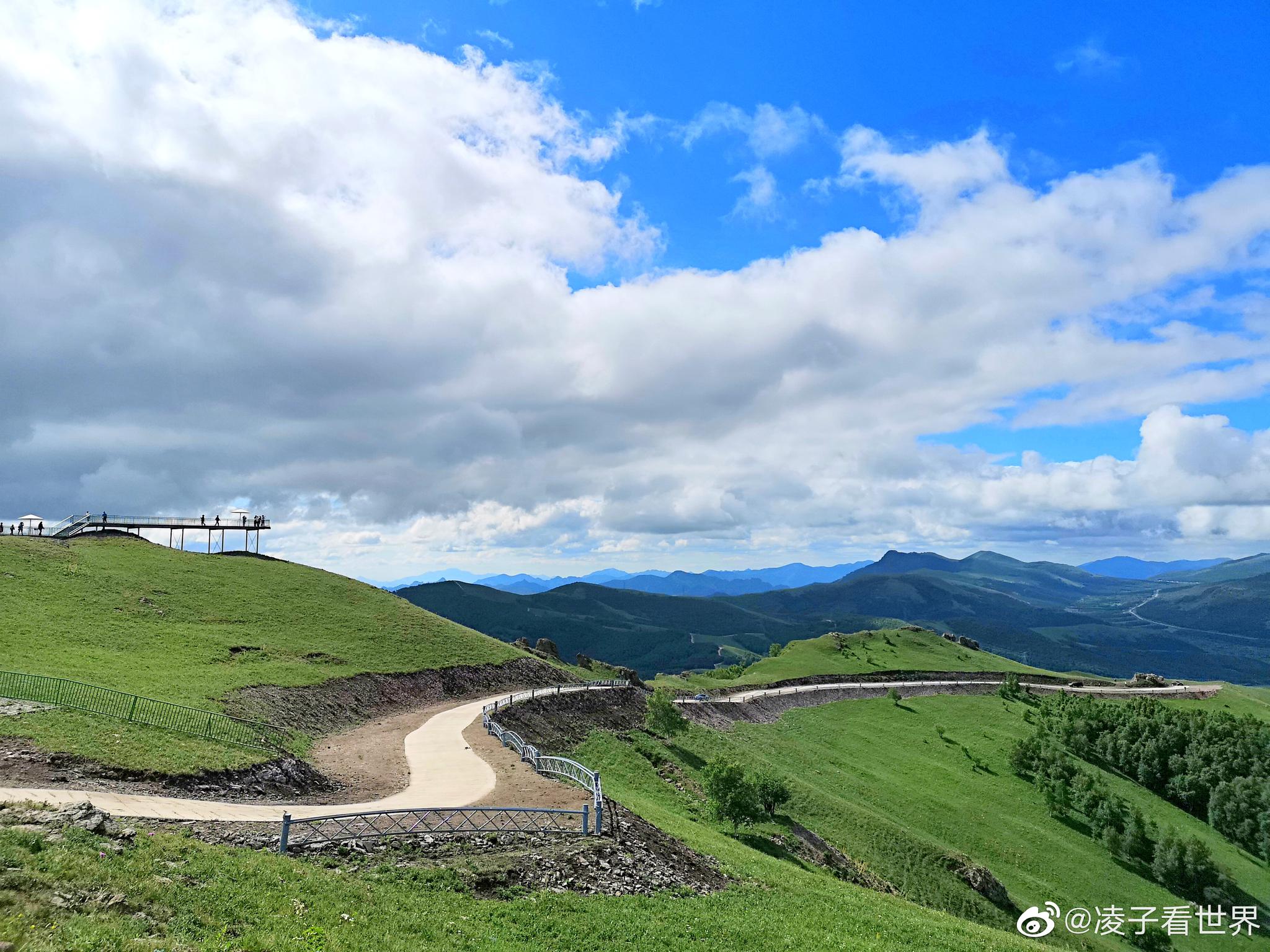 河北旅行,千松坝国家森林公园的百花坡